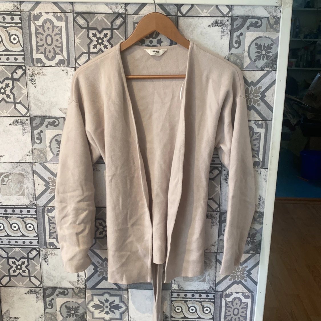 Beige omlottkofta från Object - 1