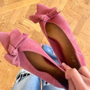 ballerinaskor med rosett - söta ballerinaskor 