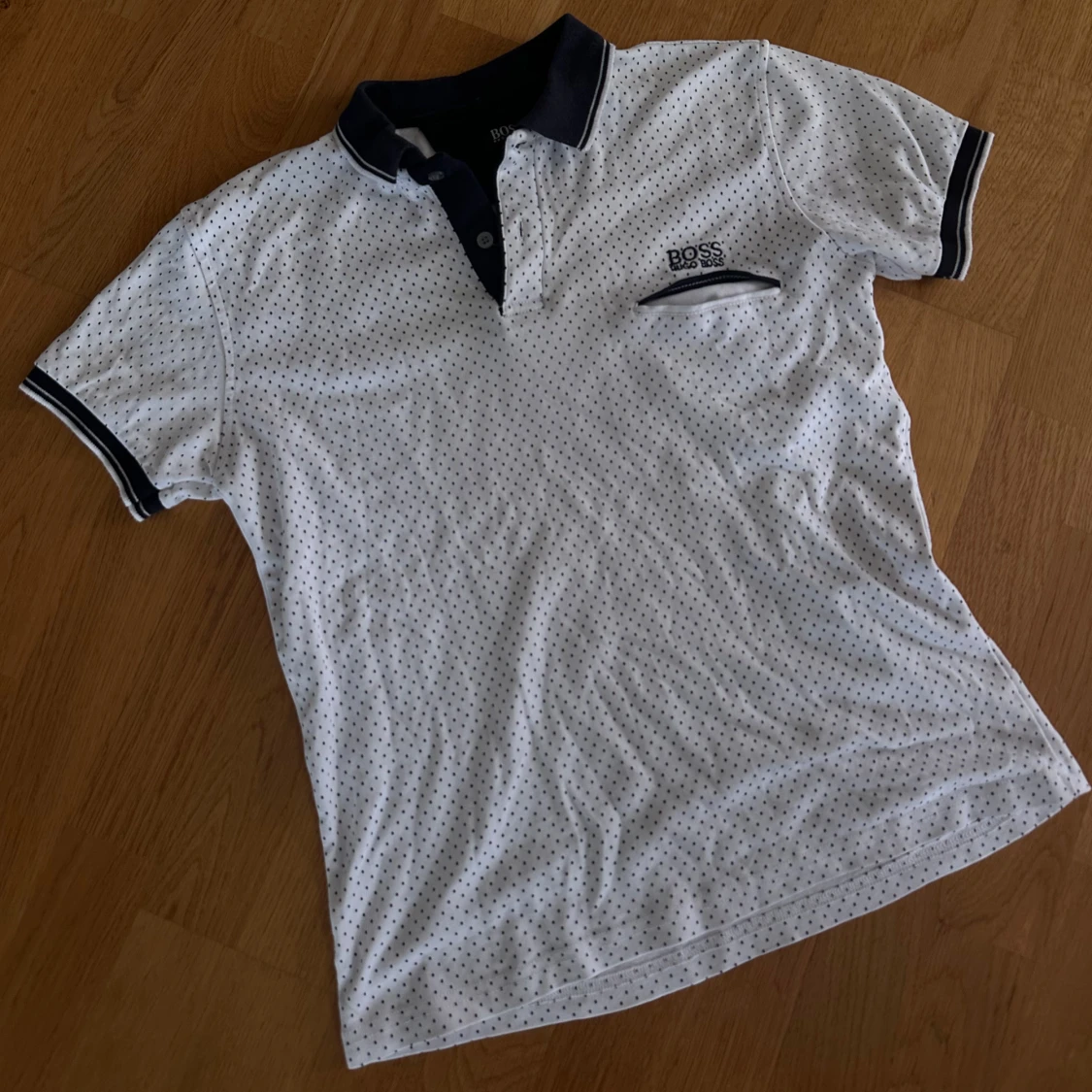 Vit piké från Hugo Boss