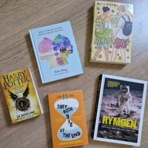 5 st böcker - En blandad kompott av böcker som jag har läst och som nu förtjänar att någon annan ska läsa dem. Alla i mycket bra skick och läsvärda. 35kr/per bok. Alla böcker för 140kr