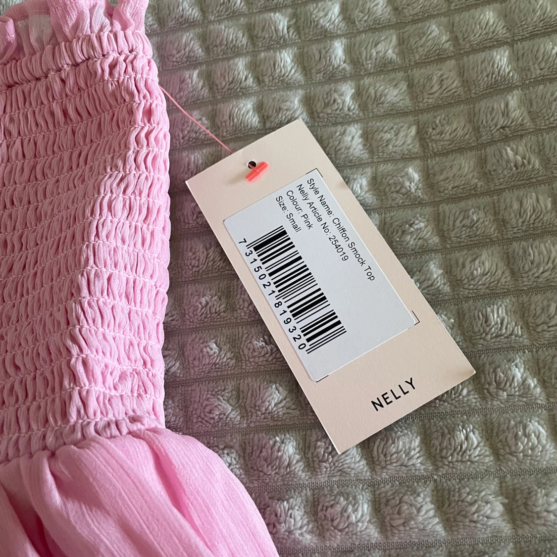 Rosa chiffong tubtopp från Nelly - 1