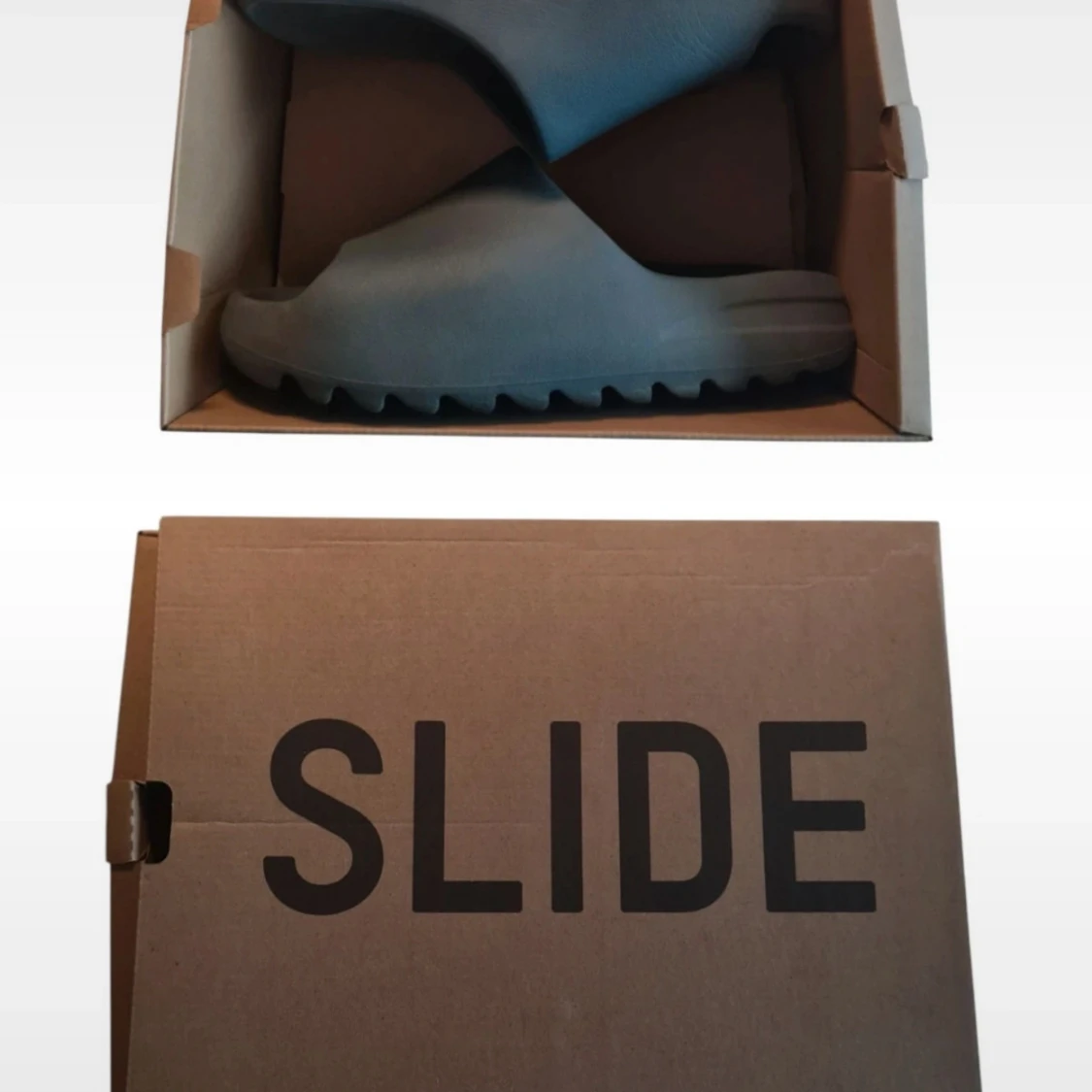 Adidas Yeezy Slide mörkgrå sandaler - 2