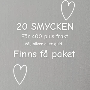 Smycken  - Frakt kostar beroende på paketet och hur du vill frakta det 