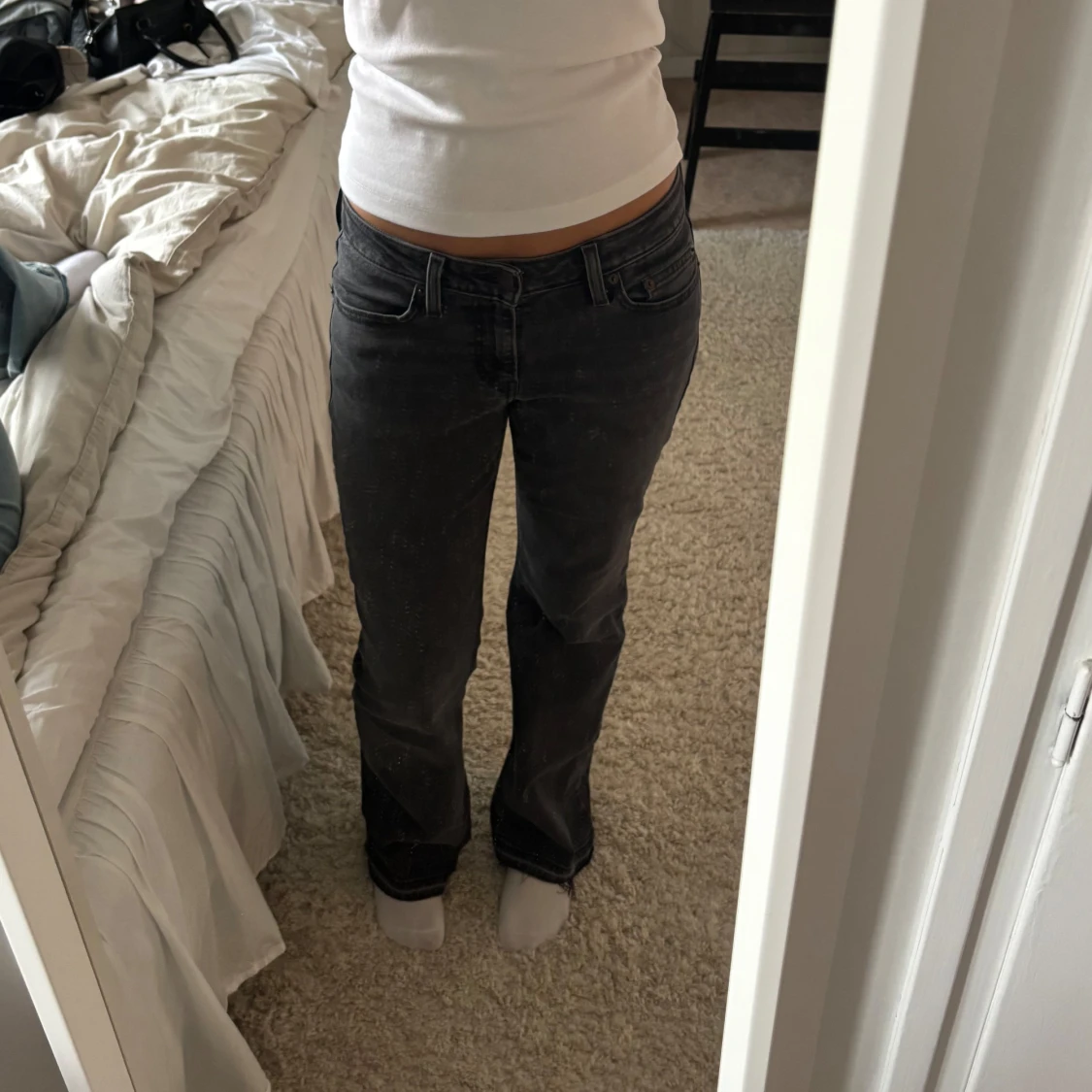 Levi's Superlow Bootcut jeans grå