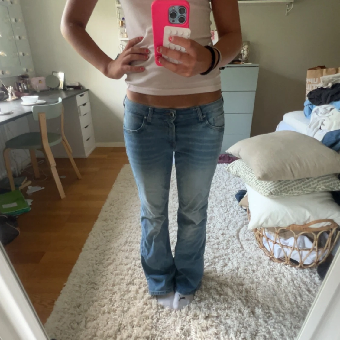 Lågmidjade jeans - 1