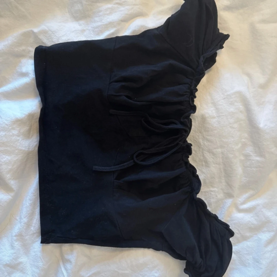 Svart offshoulder topp från SHEIN