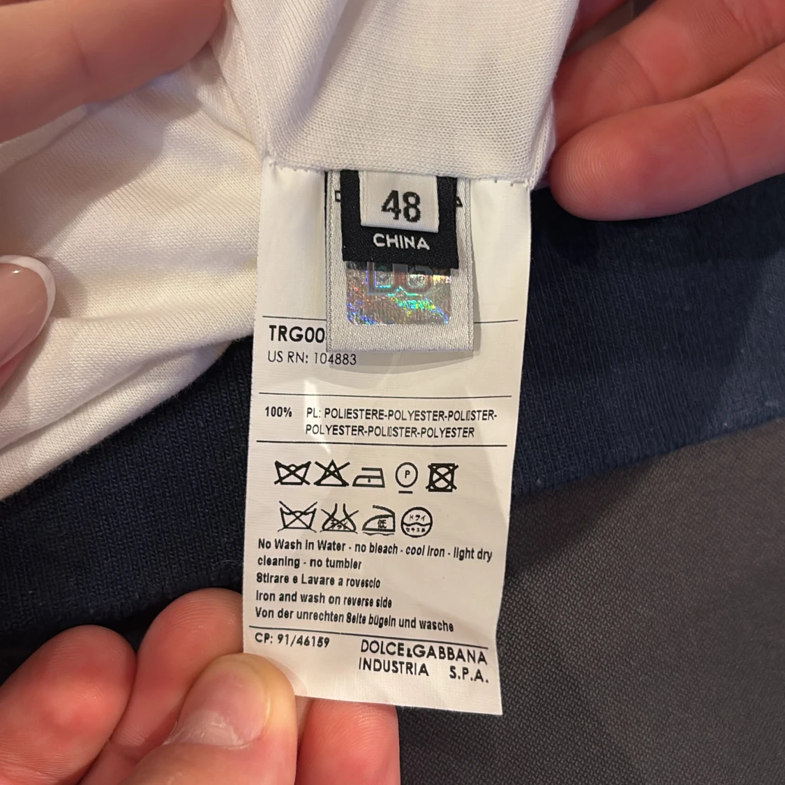 D&G Sport vindjacka i blått och vitt - 4