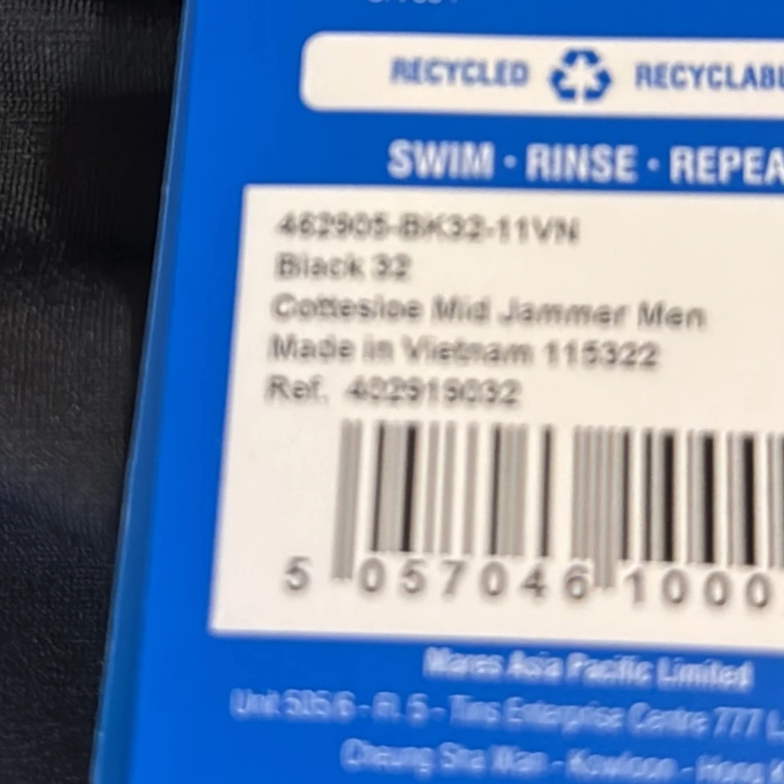 Svarta badshorts Zoggs Ecolast+ - 3