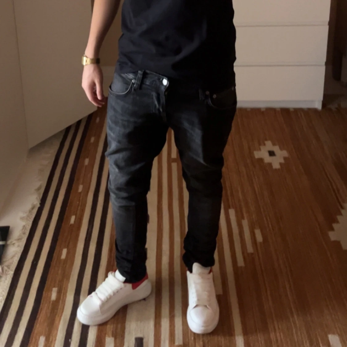 Alexander McQueen sneakers vit/röd - 3