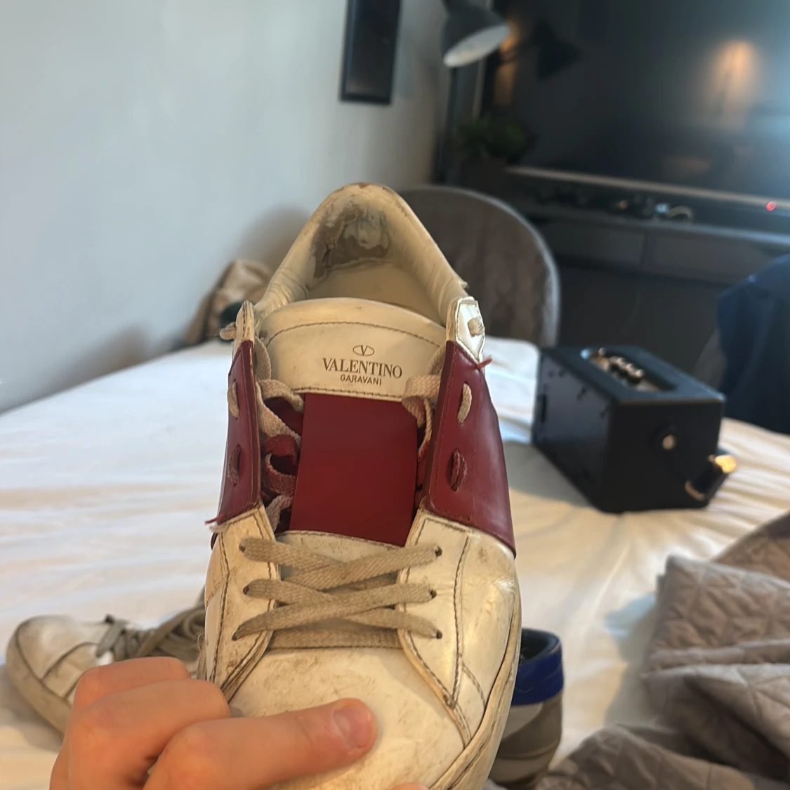 Valentino Garavani Open sneakers vit/röd - 1