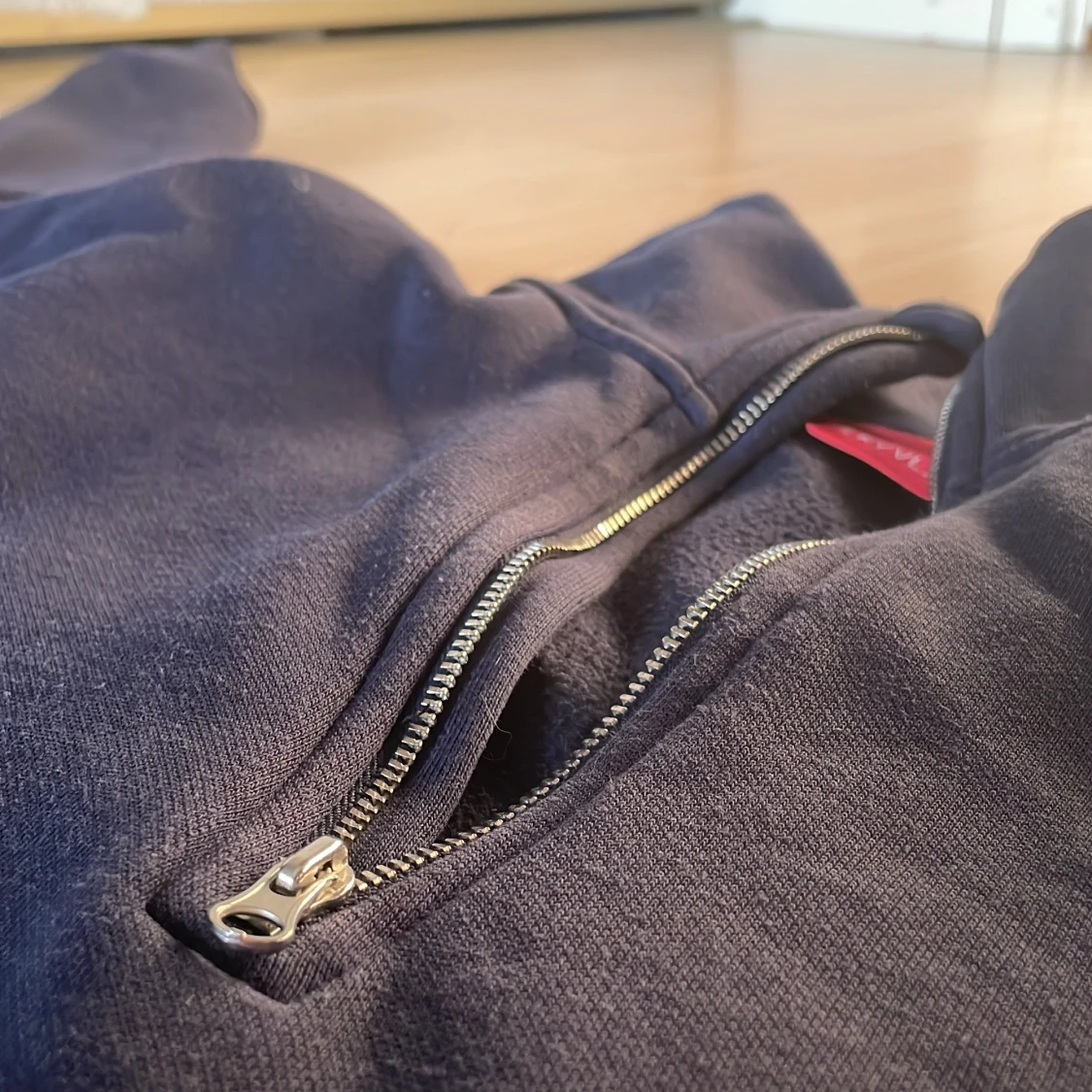 Mörkblå half zip tröja från RYVLS - 3