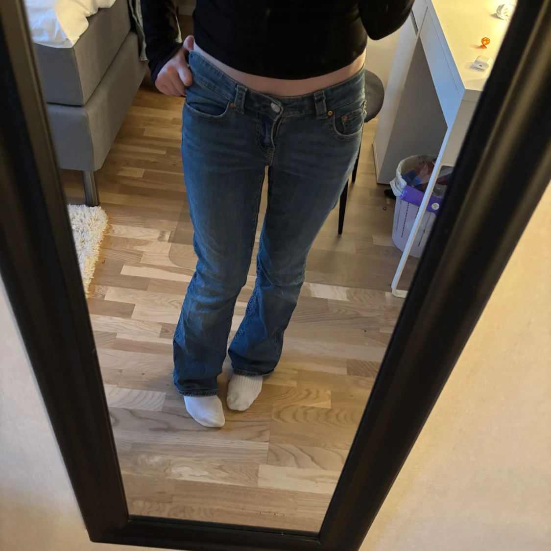 Blå jeans från Gina Tricot, Perfect Jeans