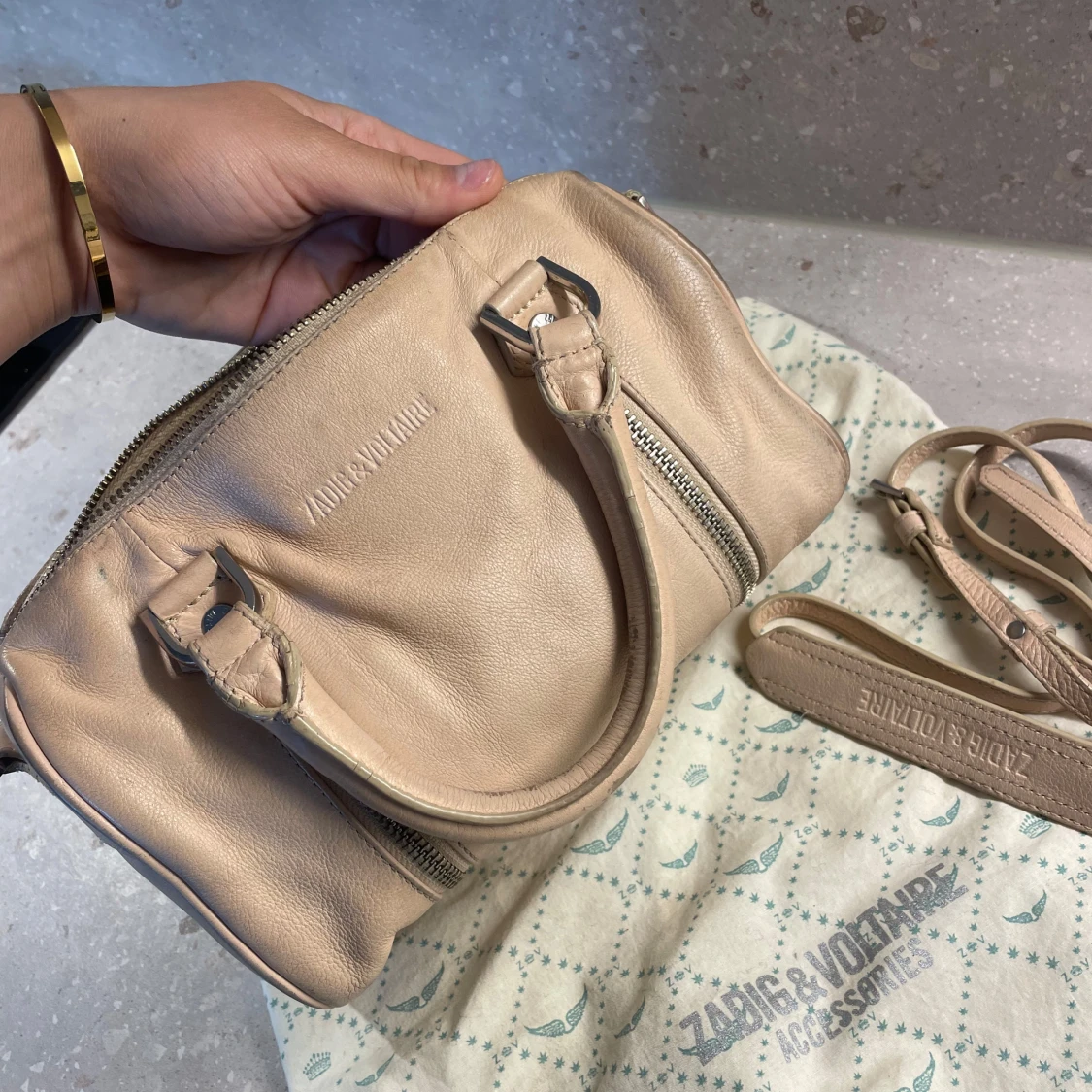 Beige handväska Zadig & Voltaire - 2