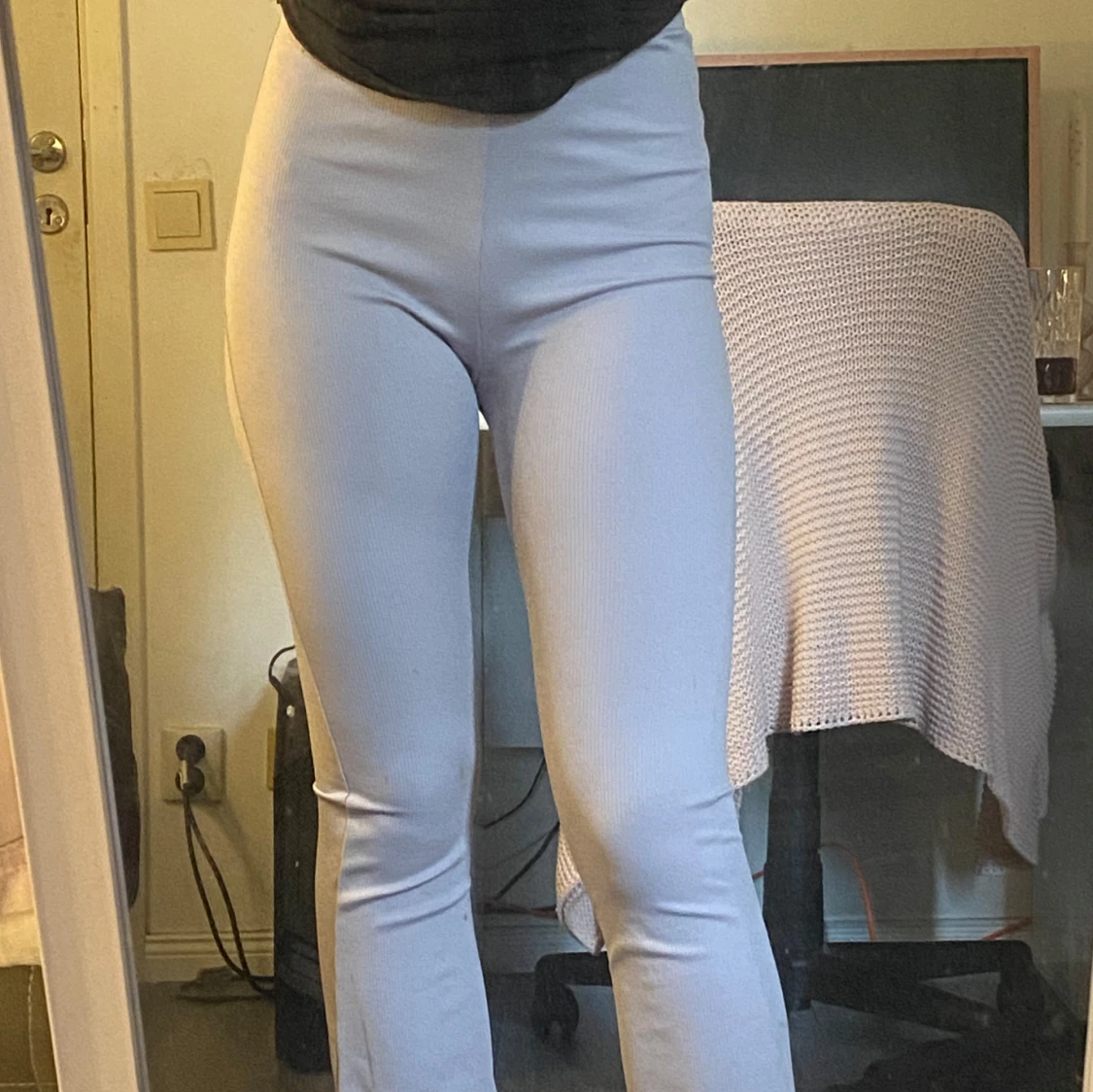 Gråa tränings tights - 1