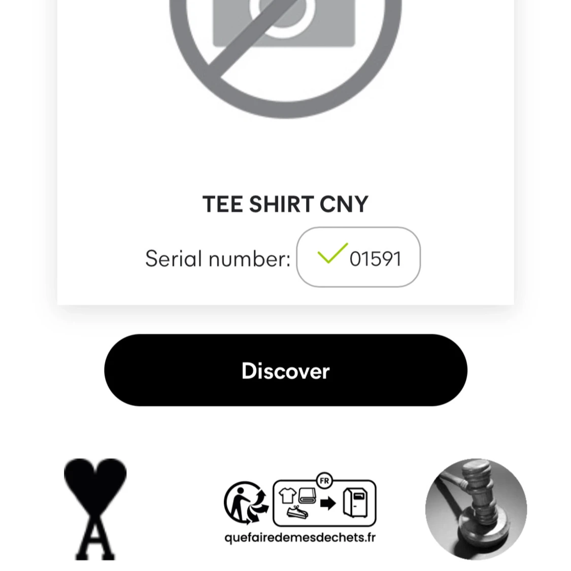 Ljusblå stickad tröja från Ami Paris - 3