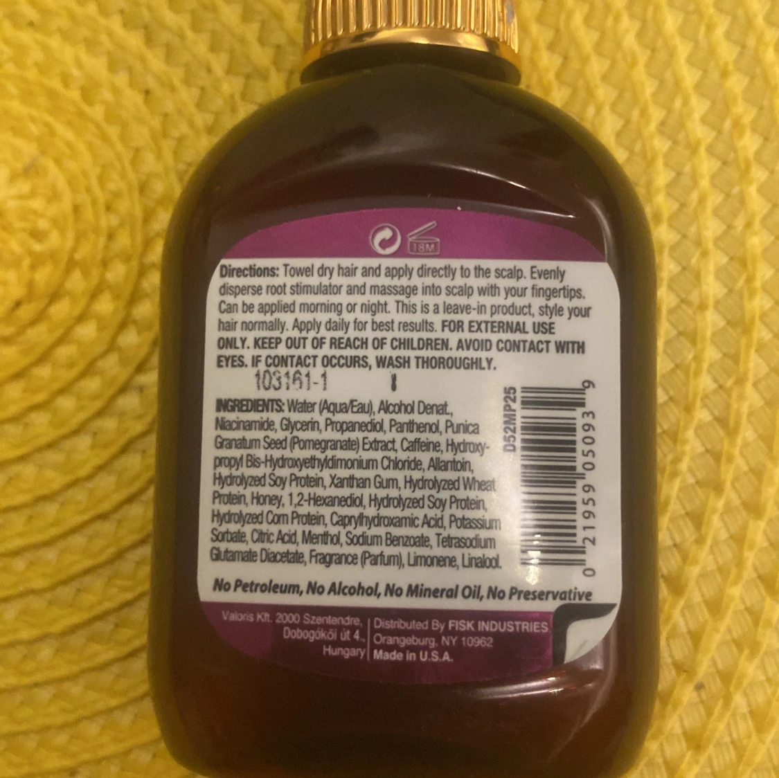 Difeel Pomegranate & Manuka Honey Root Stimulator - 1