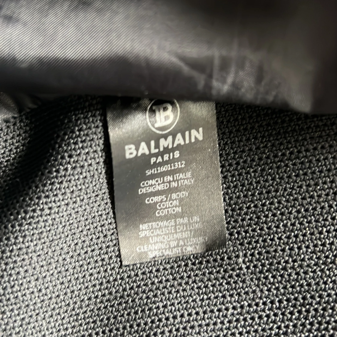 Grå quiltad bomberjacka från Balmain - 2