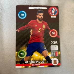 Gerard pique euro 2016  - Säljer detta kort 