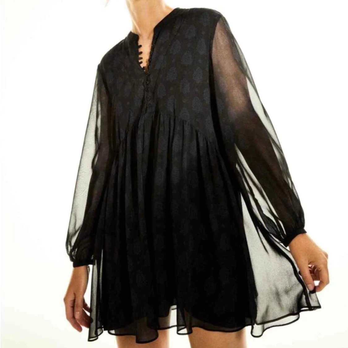 Marinblåa klänning från zara