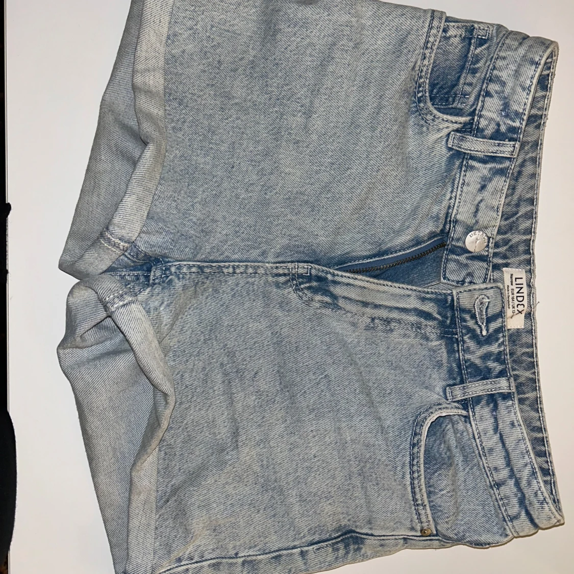 Ljusblå jeansshorts  - 3