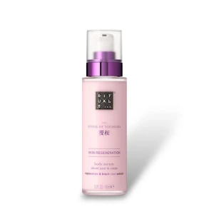 Ny! Body Serum från Rituals - Ny! Regenererande body serum med 5% niacinamid och extrakt av svart ris. Från serien The Ritual of Yozakura, designad för att återfukta och förbättra hudens elasticitet. Kommer i en elegant flaska med pump för enkel applicering. Slutsåld limited edition 🌸