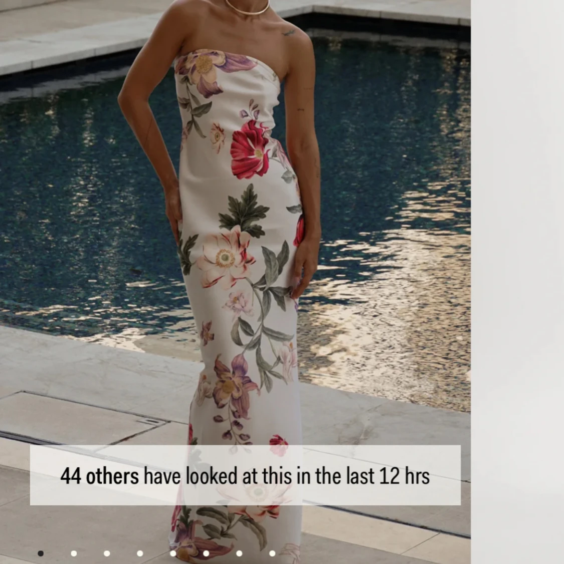 Blommig långklänning - 1