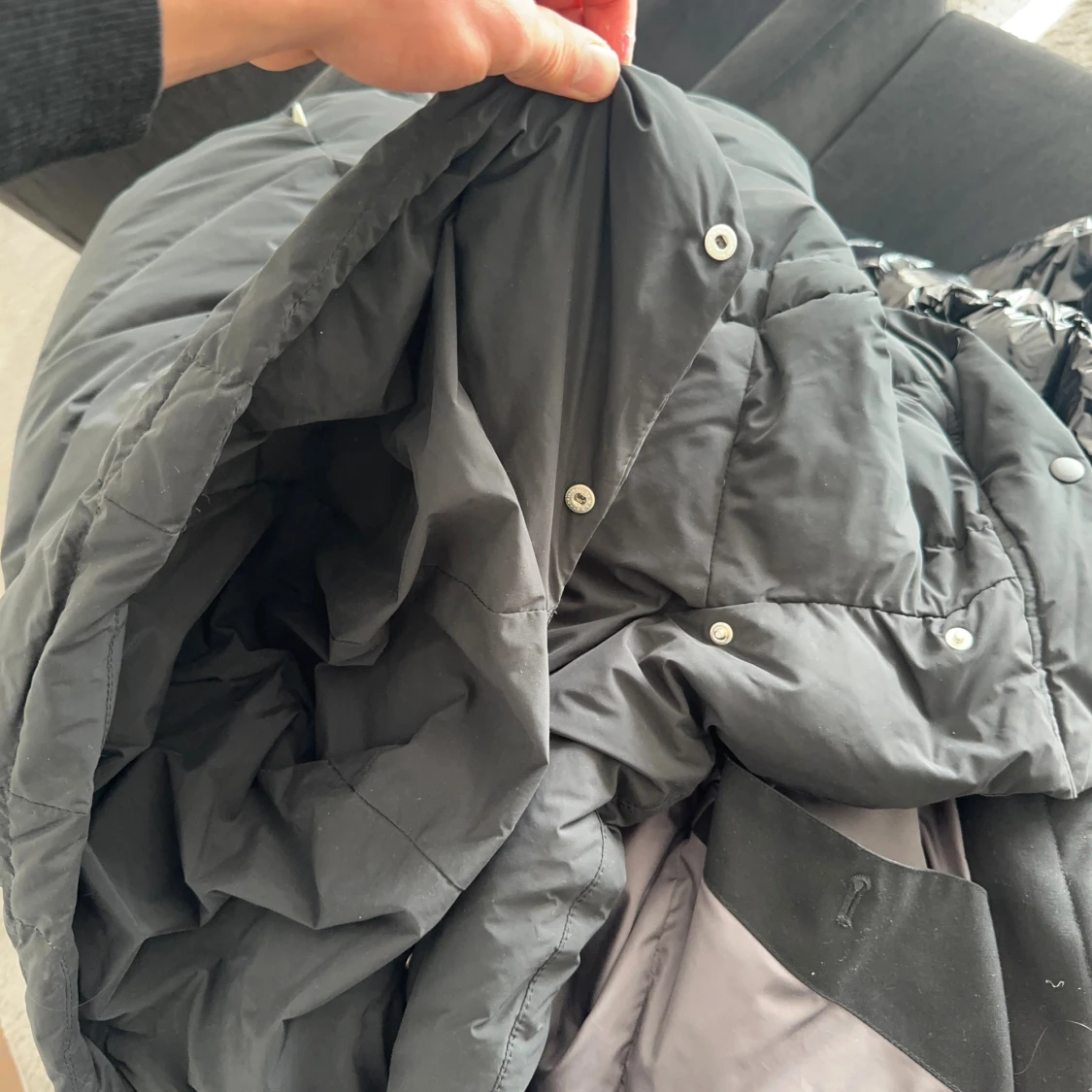 Svart dunjacka från Grifoni - 4