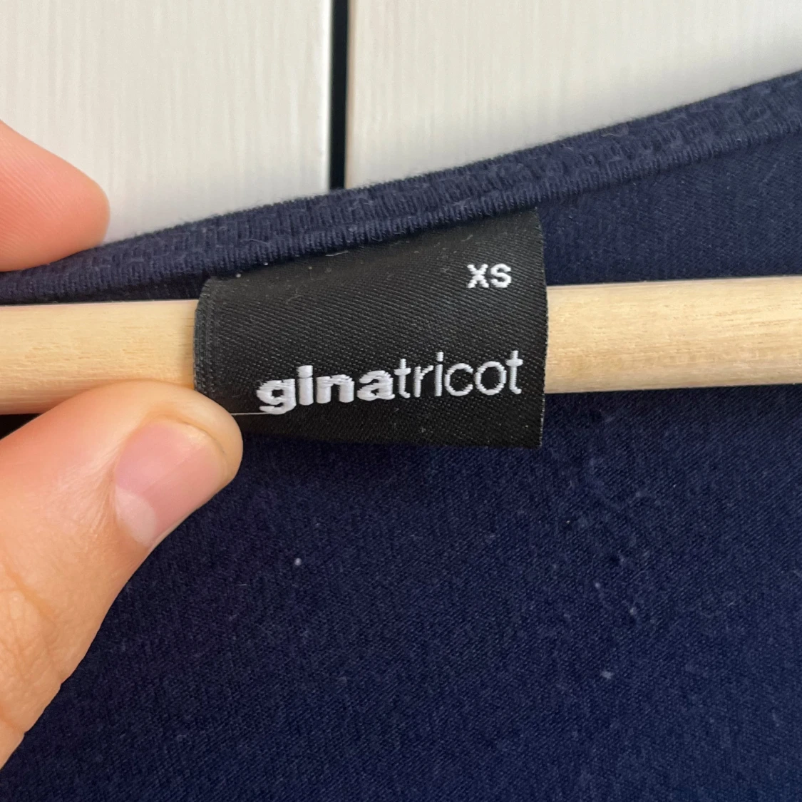 Mörkblå långärmad topp Gina Tricot XS - 2