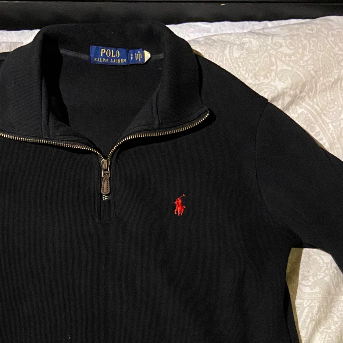 Svart half zip tröja från Polo Ralph Lauren - 1