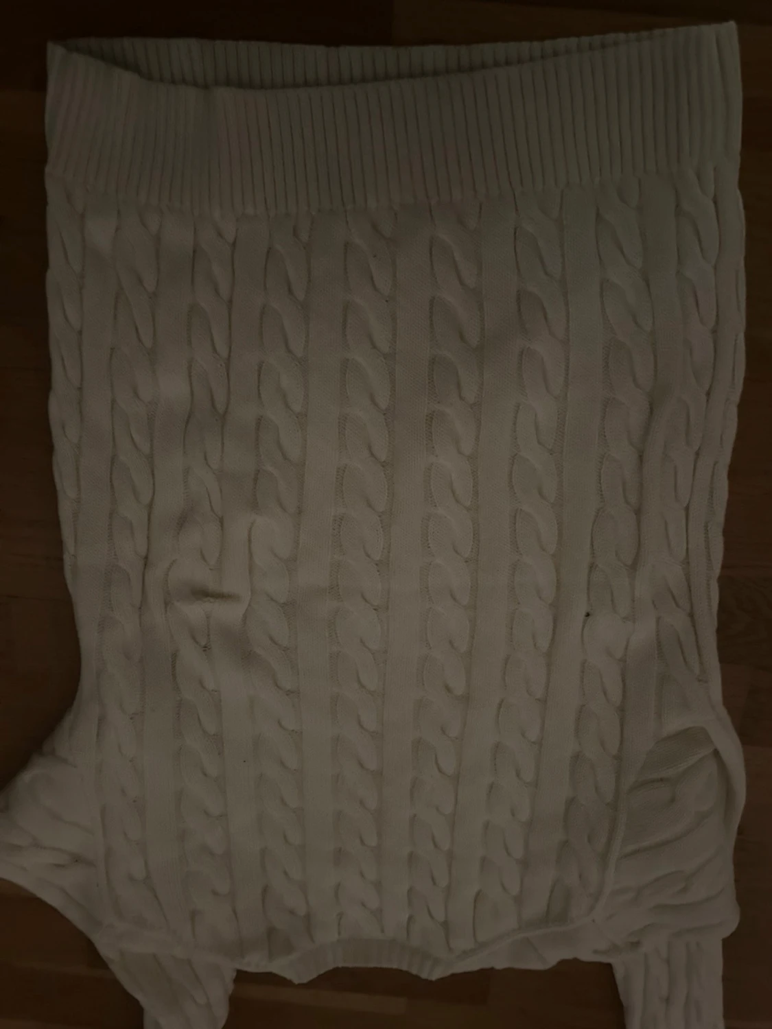 Vit kabelstickad tröja Polo Ralph Lauren - 1