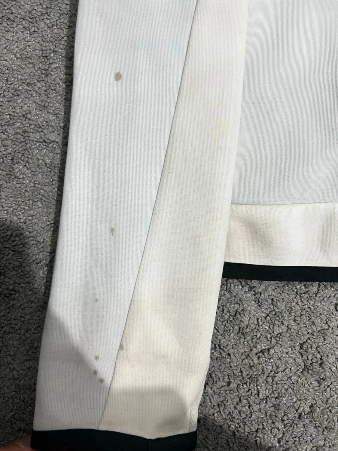 Vit softshell vindjacka med huva - 2