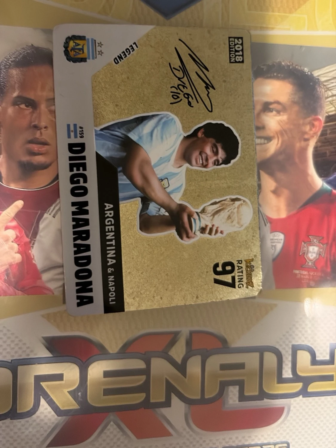 Adrenalyn XL Diego Maradona kort