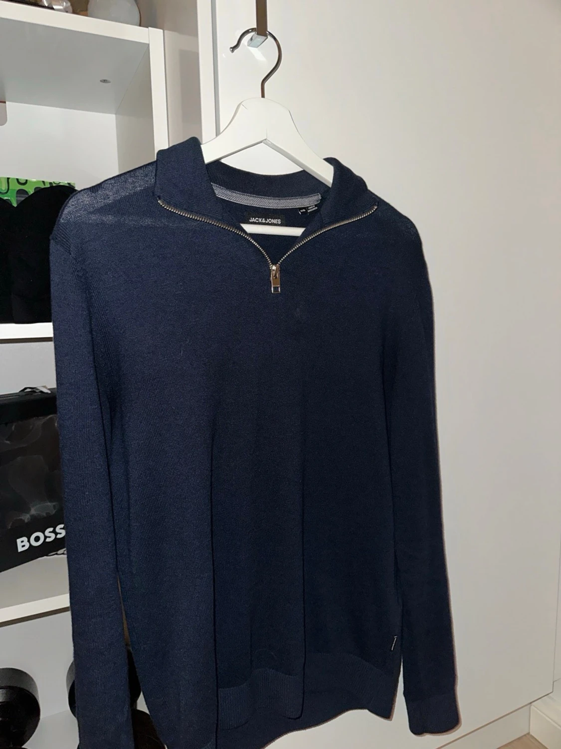 Mörkblå stickad tröja Jack & Jones - 2