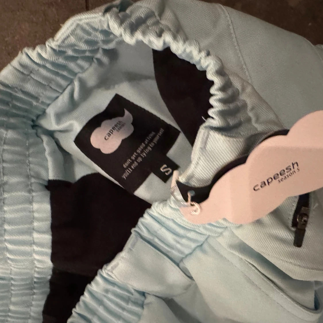 Ljusblå cargopants från Capeesh - 2