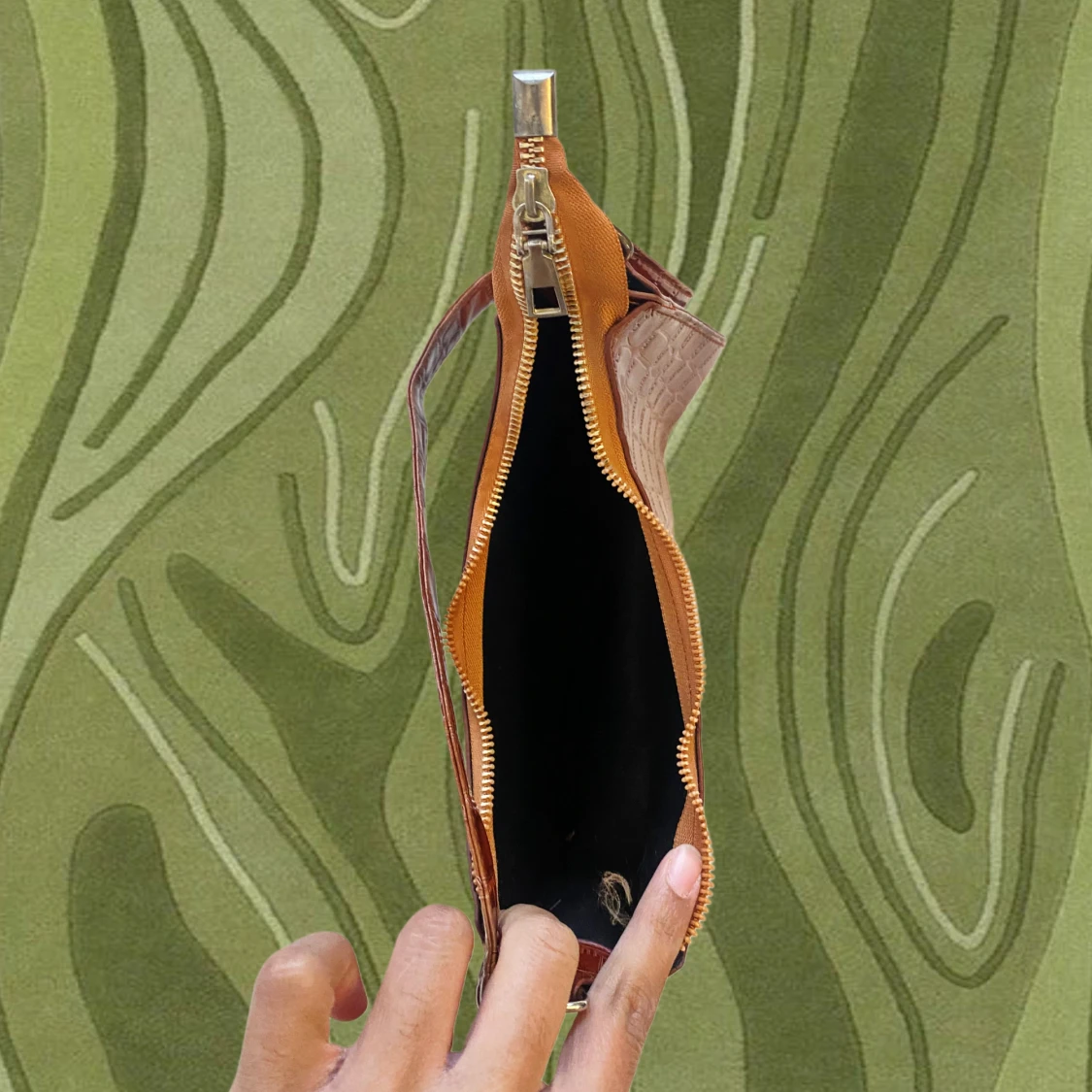 Brun axelväska  - 3