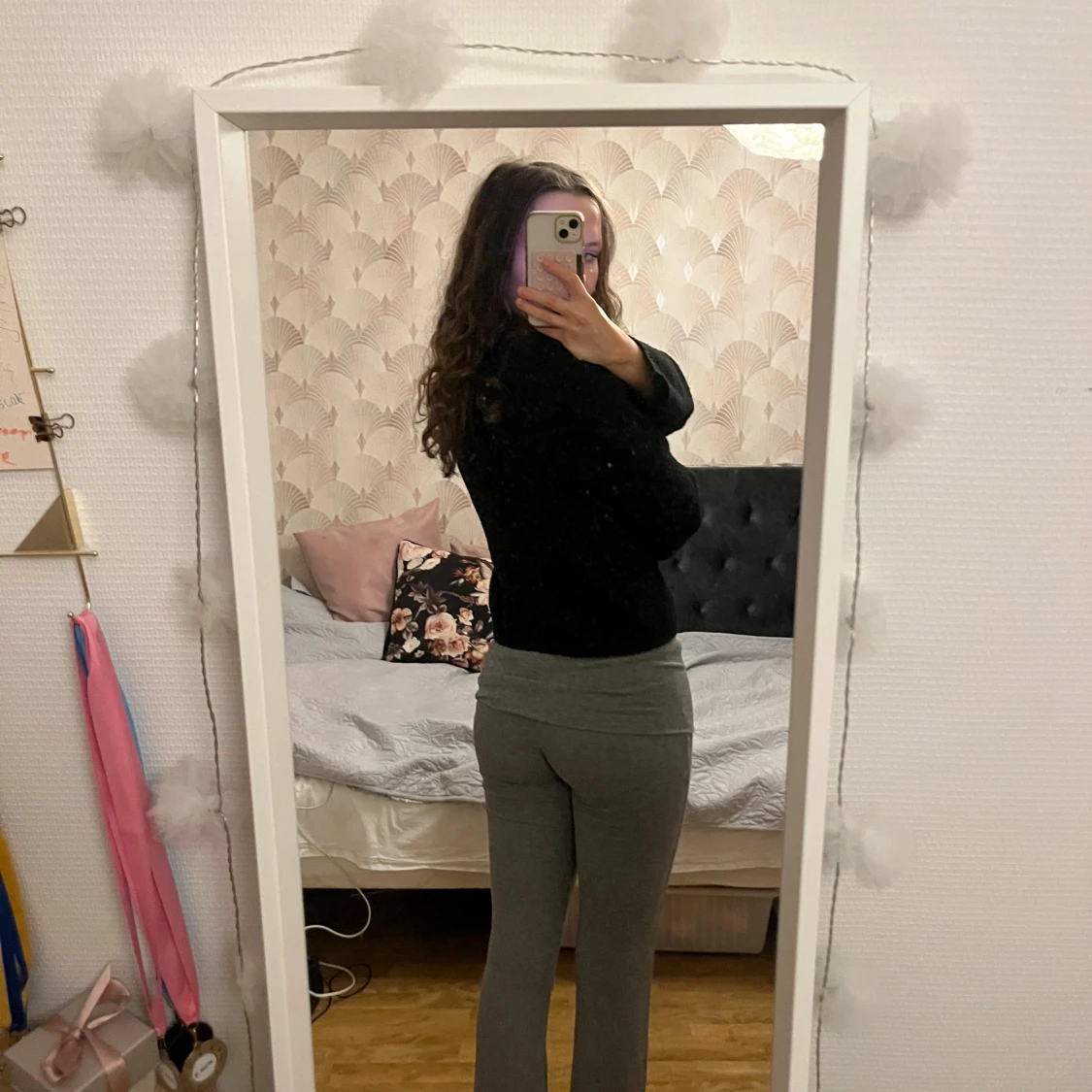 Grå yoga pants - 1