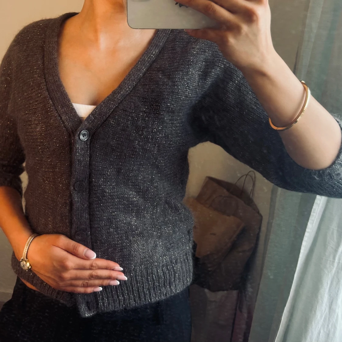 Super söt trekvart kofta - 1