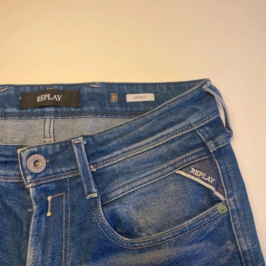 Replay Anbass blå jeans - 91