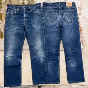 Levis jeans - Tjena! Säljer dessa galet snygga Levis 752, jeansen har en riktigt snygg vintage tvätt och är k storlek W34/L34 men passar kortare, Midja-45/ Längd-106,5/ Benöppning-22, hör av dig vid funderingar!🙌