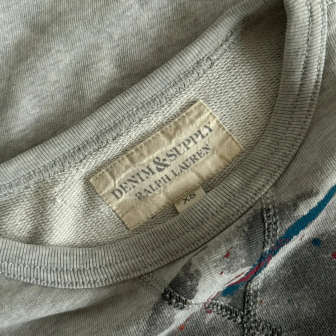 Grå sweatshirt från Ralph Lauren XS - 2