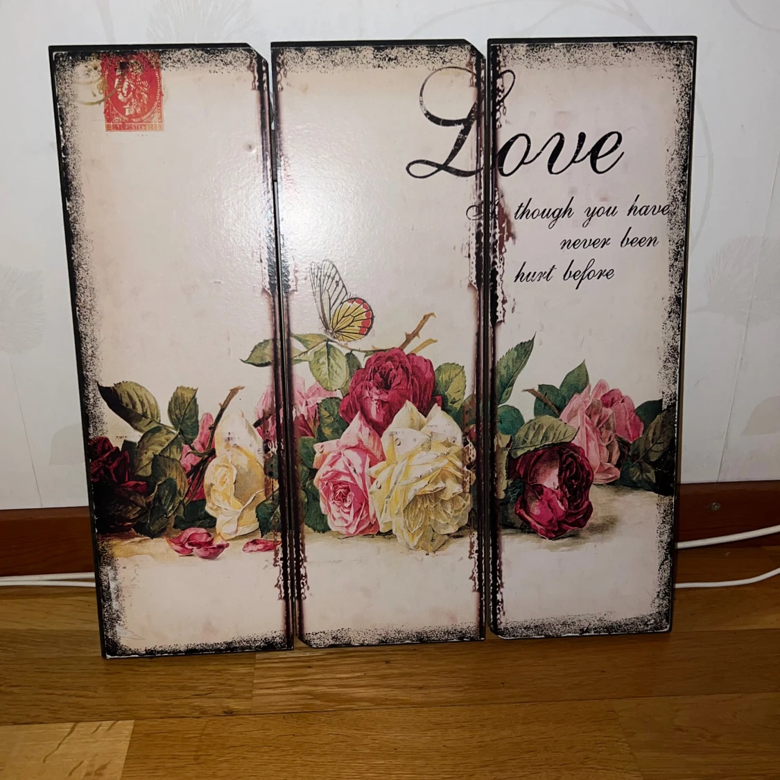 Fin blommig tavla  - 1