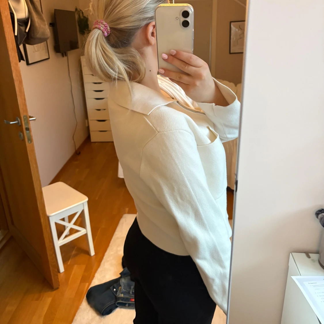 Vit zip kofta från Åhléns💕 - 1
