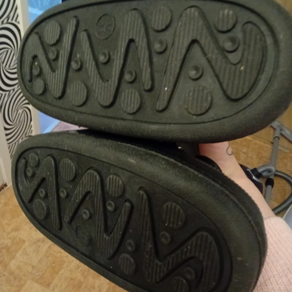 Silvriga moon boots med snörning - 2