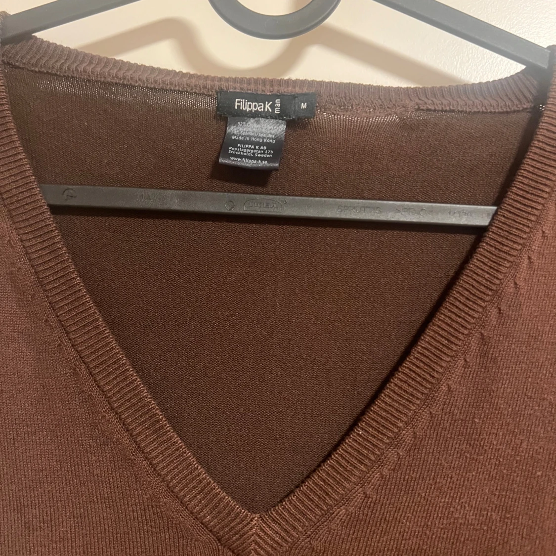 Brun v-ringad tröja Filippa K - 2