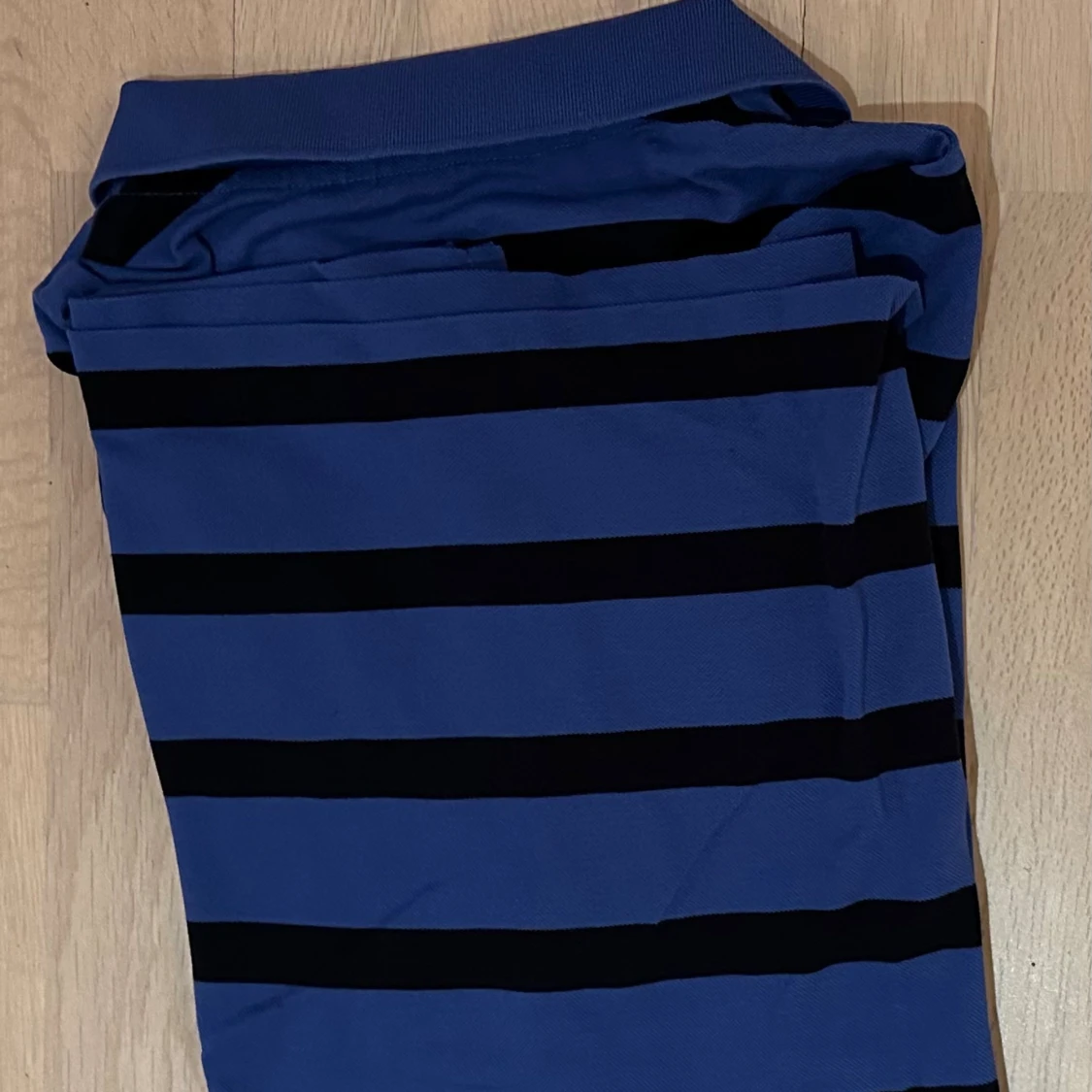 Blå och svart randig pikétröja Polo Golf - 2