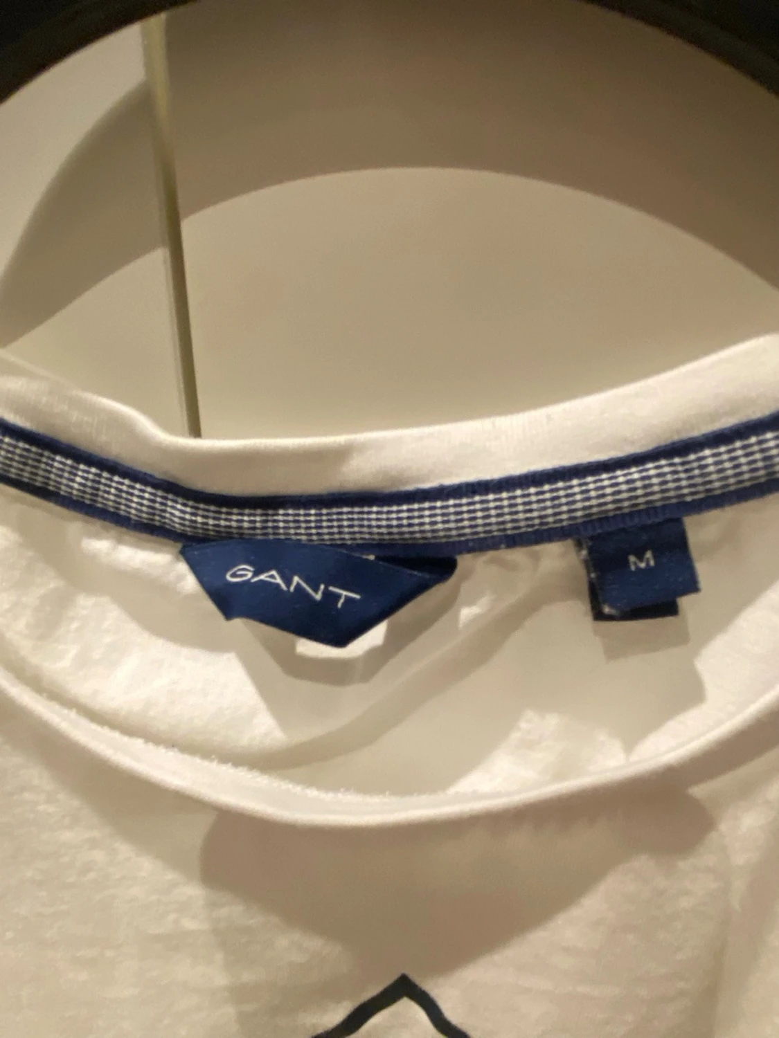 Vit GANT t-shirt med logotryck - 3