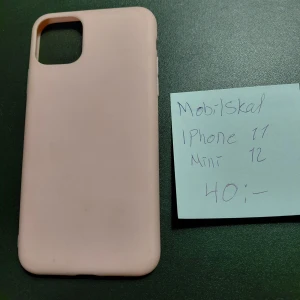Rosa mobilskal Iphone 11, 12 mini - Rosa mobilskal Iphone 11 , 12 mini