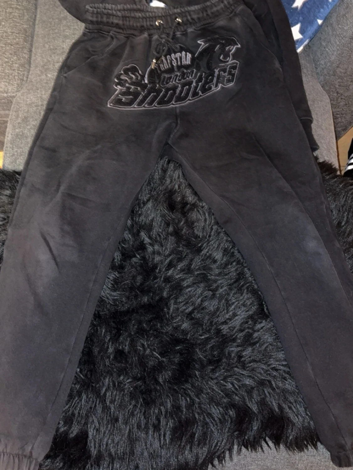 Svarta mjukisbyxor Trapstar London - 1