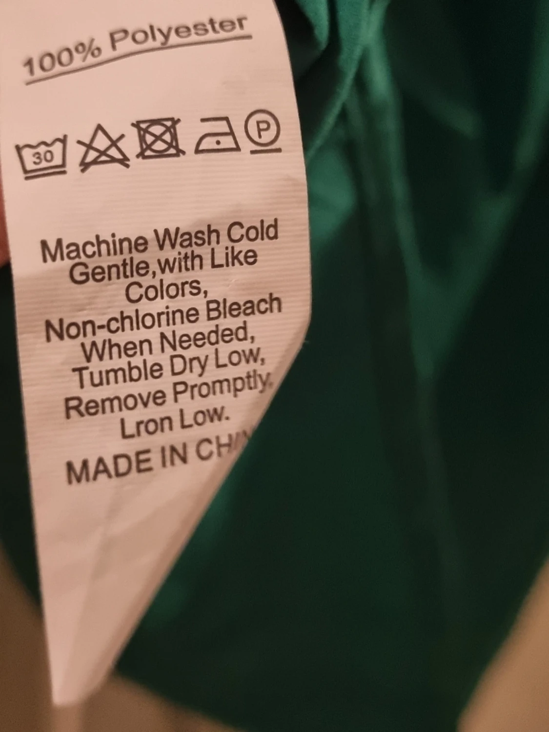 Grön armlös blus  - 3