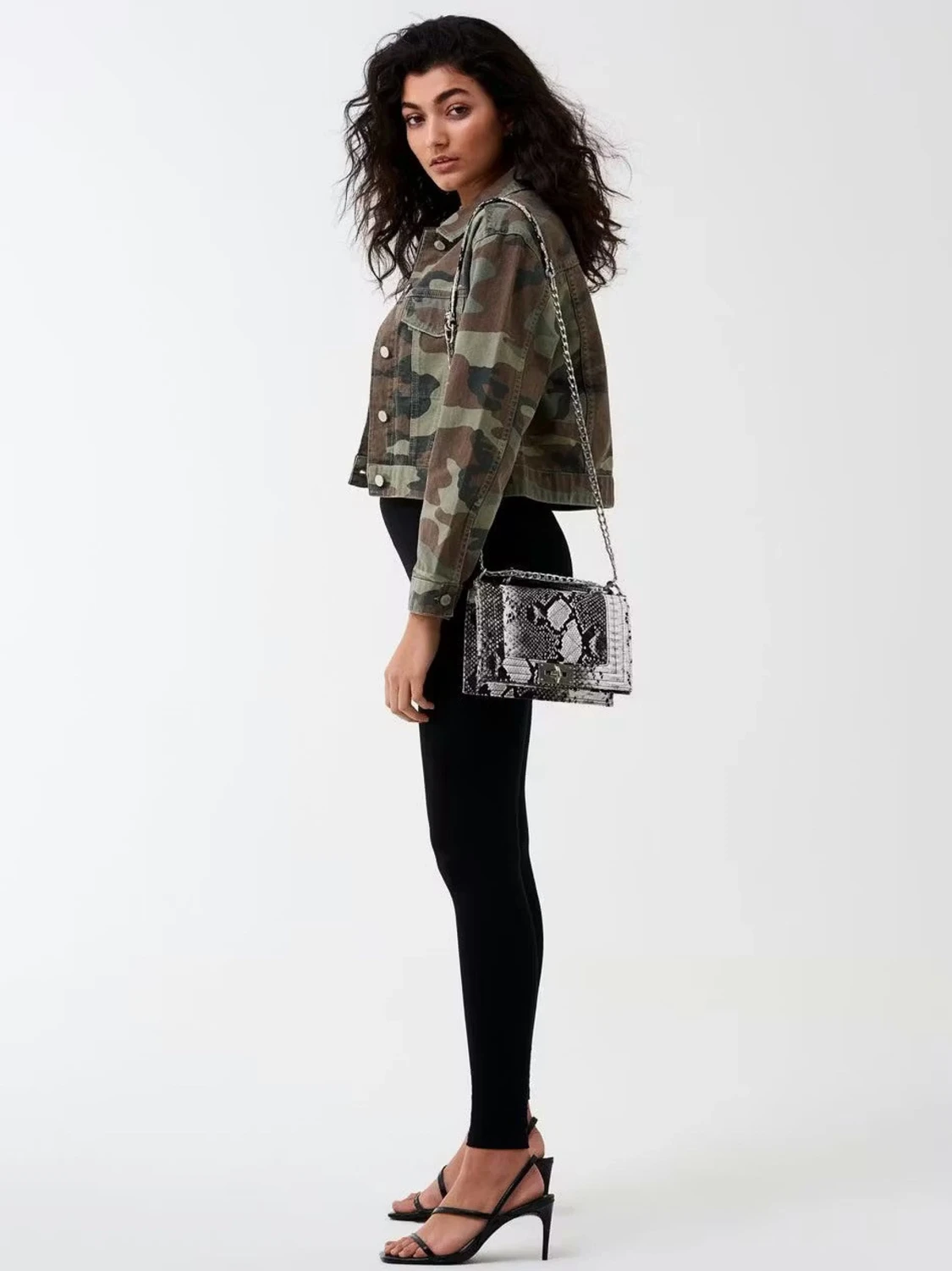 GINA TRICOT MIA BAG SNAKE PRINT - 1